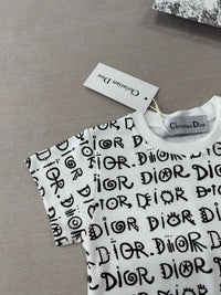 Monogram Short Sleeve Romper