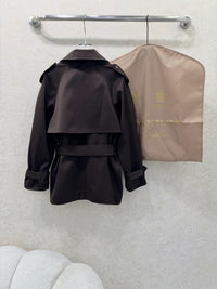 Short Belted Trench Coat
