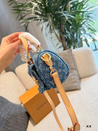 Nano Speedy Monogram Denim
