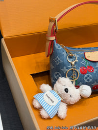 Pochette Accessoires Cherry Monogram Denim