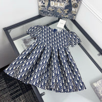 Oblique Puff Sleeve Dress
