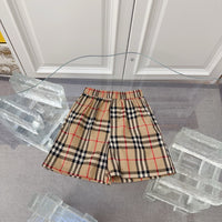 Check T-Shirt & Shorts Set