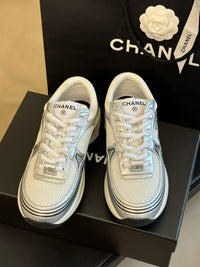 Logo Metallic Trainers