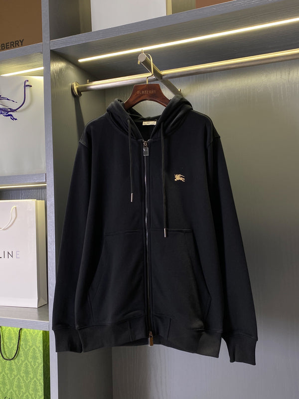 Check Zip Hoodie