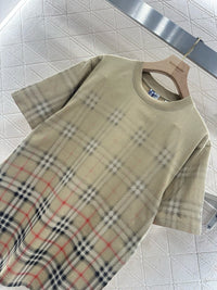 Gradient Check T-Shirt