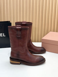 Foule Leather Booties