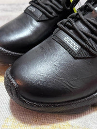 ECCO Black Leather Comfort Sneakers