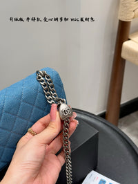 24P Denim Wallet on Chain Bag