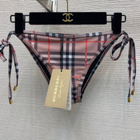 Vintage Check Triangle Bikini Set