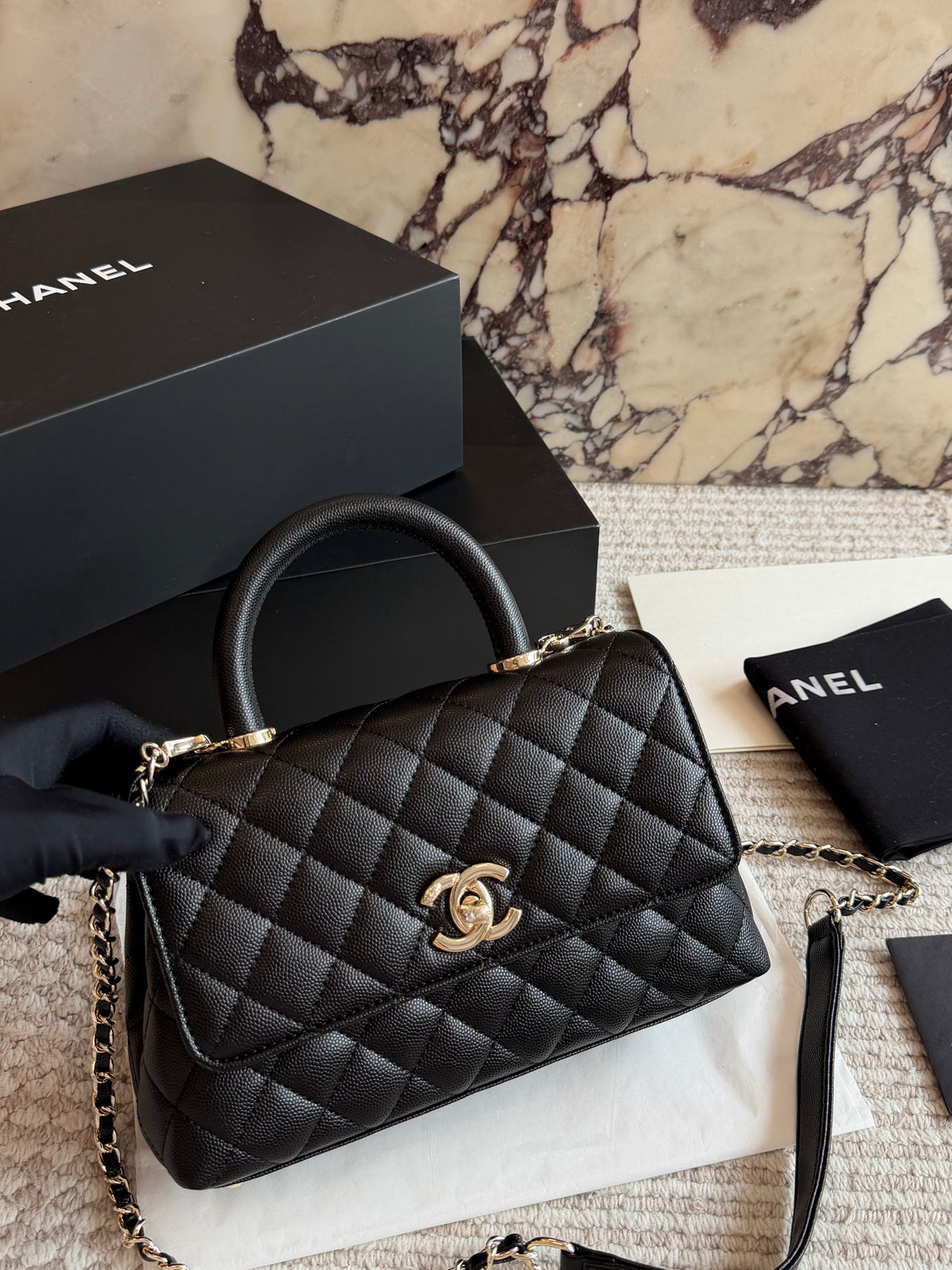 Top Handle Bag Calfskin
