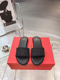 VLogo Espadrille Slides