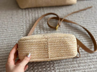 Natural Crochet Brique Bag
