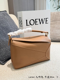 Leather Puzzle Edge Bag