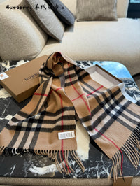 Check Cashmere Scarf