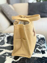 Teen Cabas Triomphe Raffia Tote