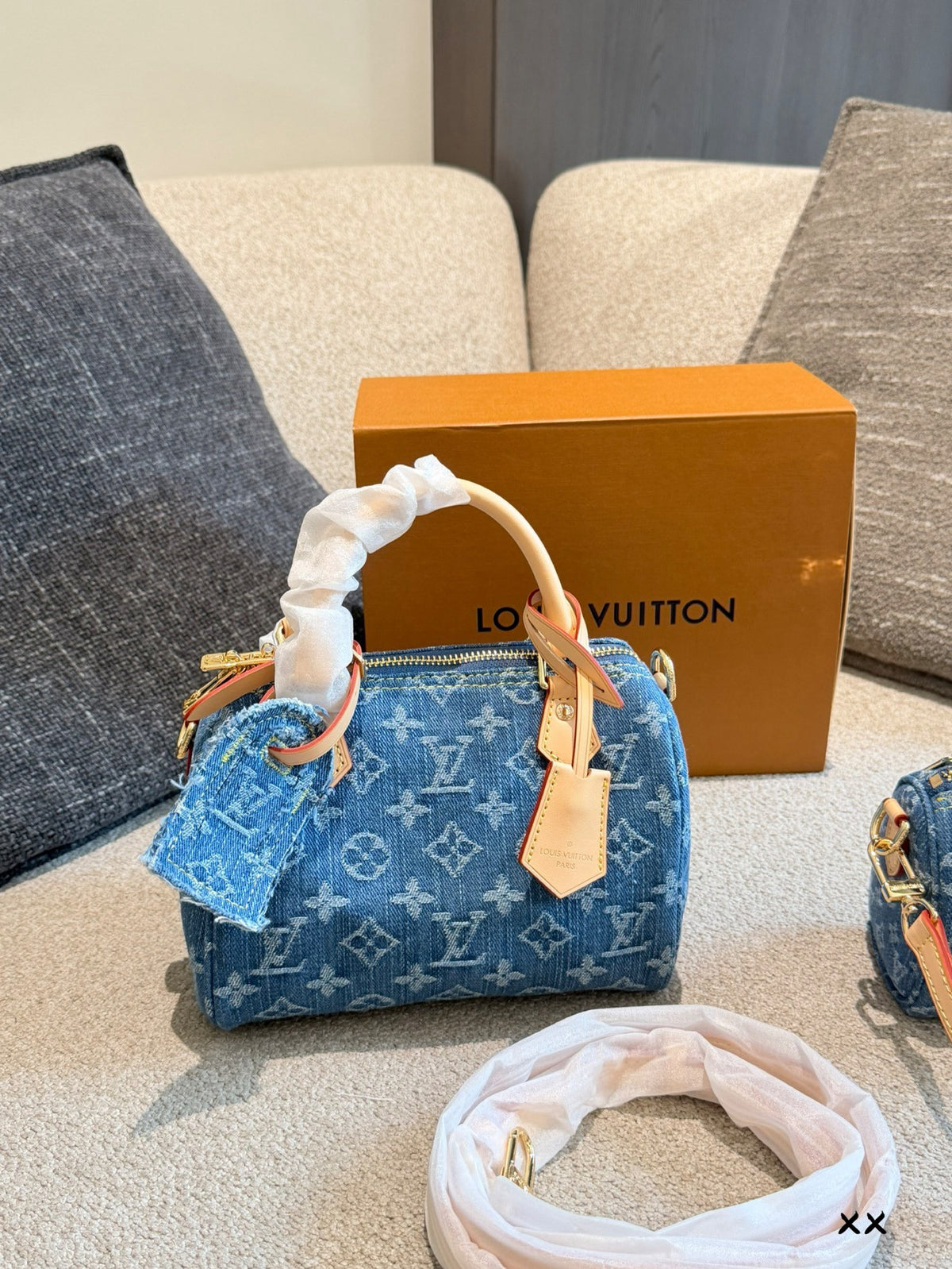 Nano Speedy Monogram Denim