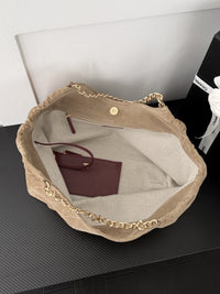 26C Suede Shopping Tote