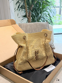 Raffia Jamie Shopping Bag