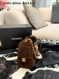 Suede Hobo Bag