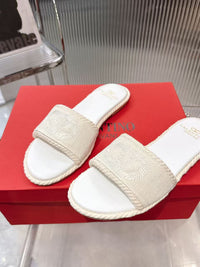 VLogo Espadrille Slides