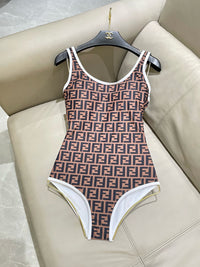 Logo One Piece Swimsuit
