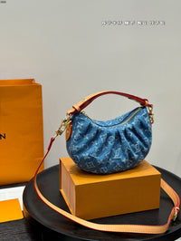 Denim Dumpling Bag