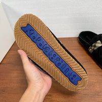 Check Suede Urchin Clogs
