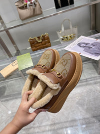 Platform Slip-On Loafers