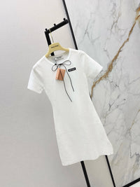 Short Sleeve Knit Dress