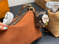 Suede Hobo Bag