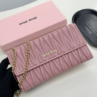 Matelassé Leather Wallet