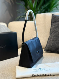 Re-Nylon Flap Shoulder Bag