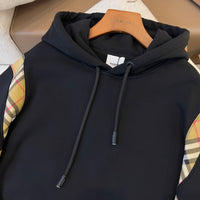 Vintage Check Panel Hoodie