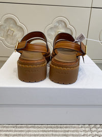 Leather Platform Sandals