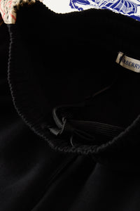 Check-Stripe Slim Sweatpants