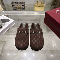 26S Horsebit Suede Mules