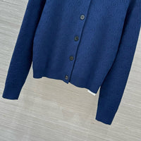 Fine Fabric Jacquard Cardigan