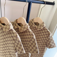 Monogram Pleated Dress