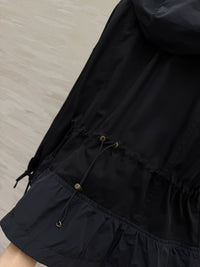 26S Adenium Hooded Gabardine Taffeta Jacket