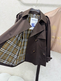 Short Belted Trench Coat