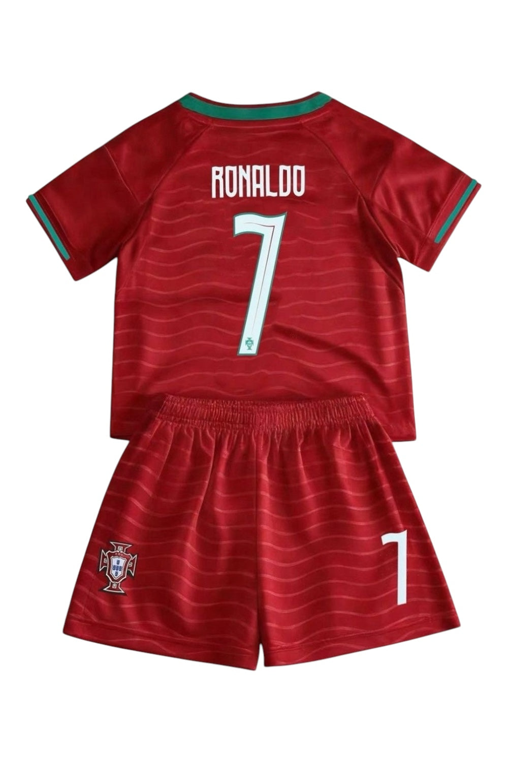 Ronaldo #7 Portugal Kids Soccer Jersey Set
