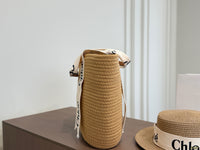 Woven Beach Tote Bag & Hat Set