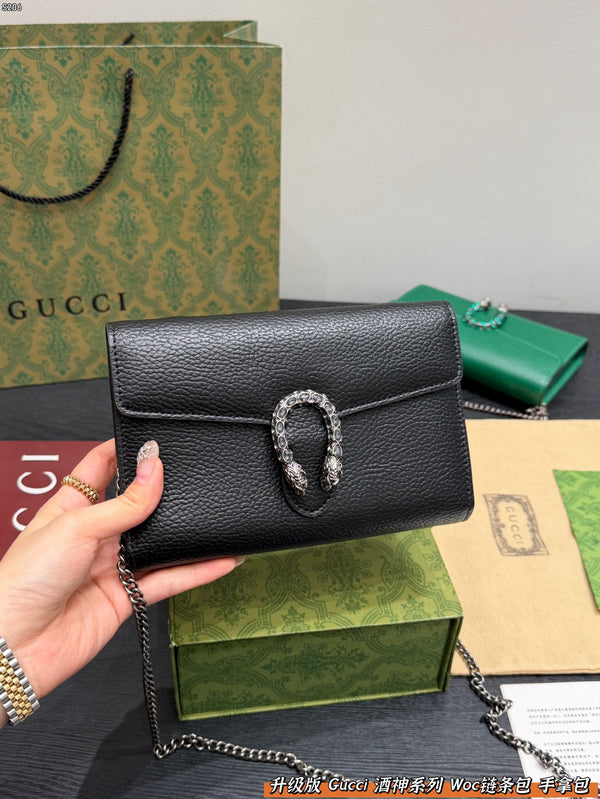 Dionysus Leather WOC Chain Bag