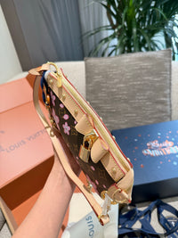 Cherry Blossom Pochette Accessoires Bag
