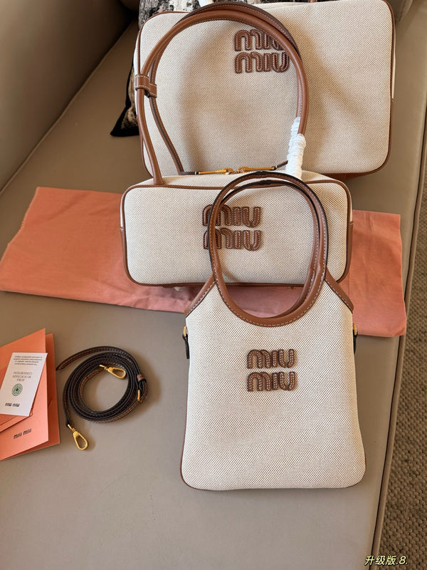 Canvas Leather Ivy Tote Bag