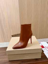 Kate Max Leather Ankle Boots