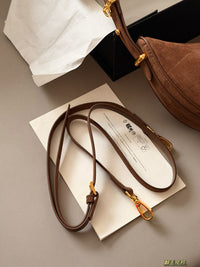 Arqué Suede Shoulder Bag