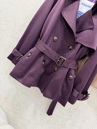 Short Belted Trench Coat