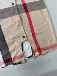 Check Collared Romper