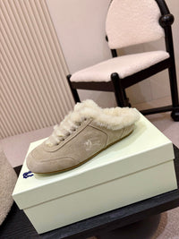 26S Shearling Knight Runner Mules